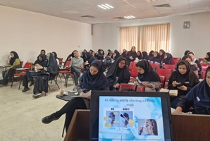 کلاس آموزشی پیشگیری و کنترل عفونت در بیمارستان فارابی برگزار شد